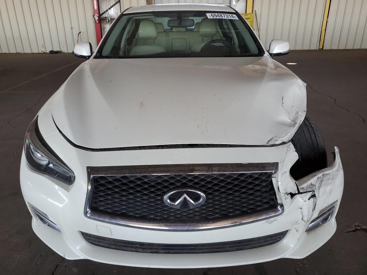 2016 Infiniti Q50 VIN JN1EV7AP0GM303622 Copart auction photo, front end / rear end damage thumbnail 5