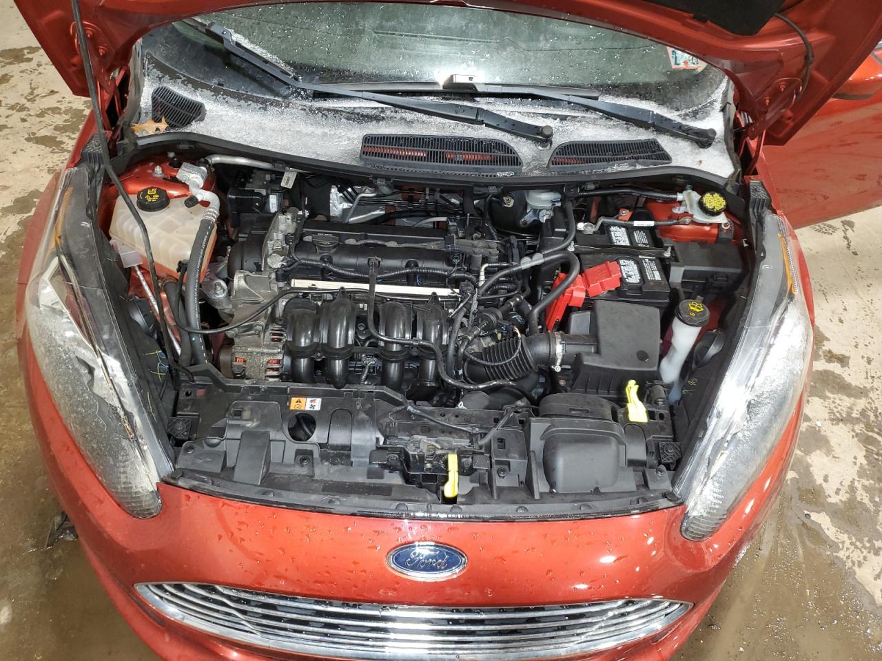 2019 Ford Fiesta VIN 3FADP4BJ3KM111335 Copart auction photo, rear end damage thumbnail 11
