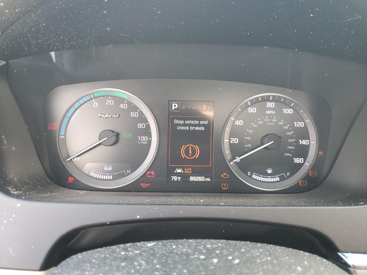 2016 Hyundai Sonata VIN KMHE34L18GA017069 Copart auction photo, rollover damage thumbnail 9