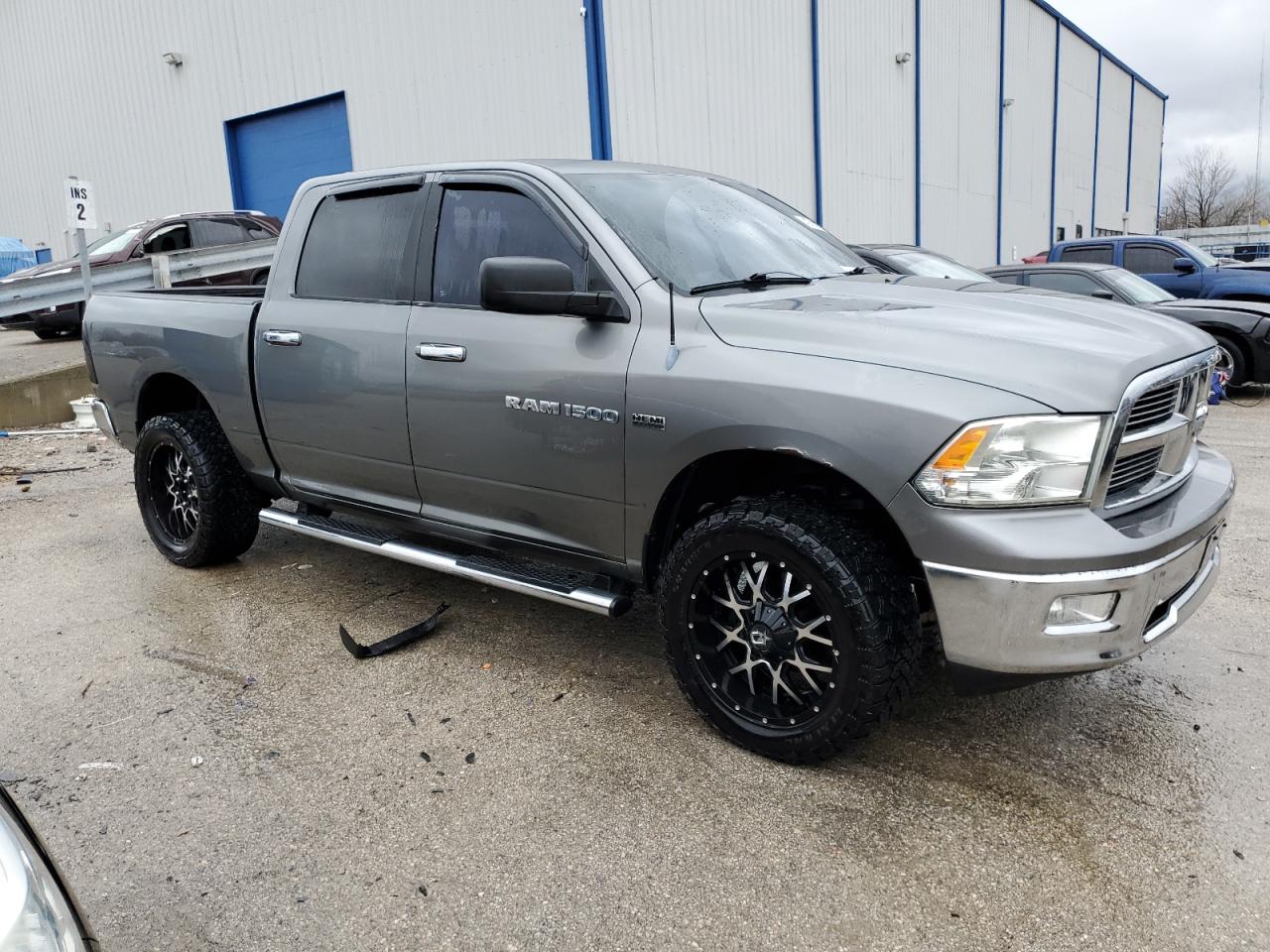 2012 Dodge RAM VIN 1C6RD7LT5CS317444 Copart auction photo, rear end / side damage thumbnail 4