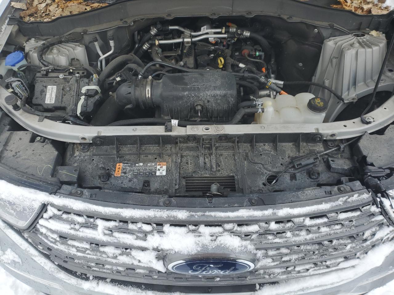 2022 Ford Explorer VIN 1FMSK8DH1NGC47197 Copart auction photo, side / front end damage thumbnail 12