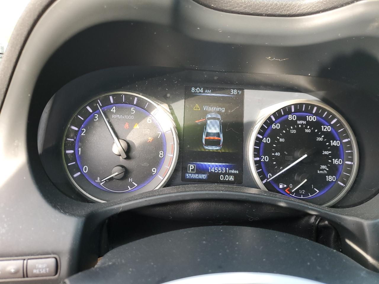 2015 Infiniti Q50 VIN JN1BV7ARXFM399813 Copart auction photo, front end / rear end damage thumbnail 9