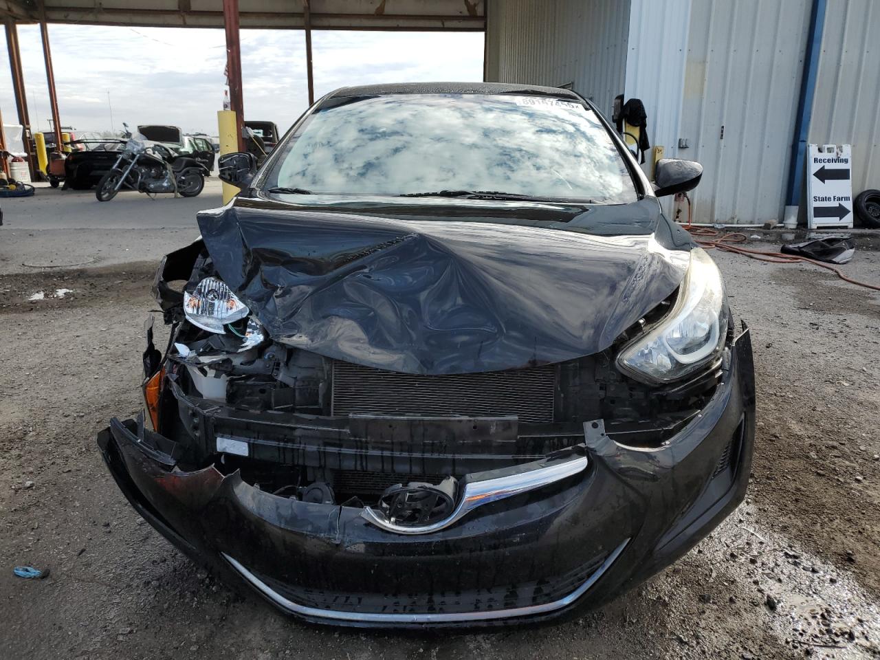 2016 Hyundai Elantra VIN 5NPDH4AE4GH774907 Copart auction photo, front end / rear end damage thumbnail 5