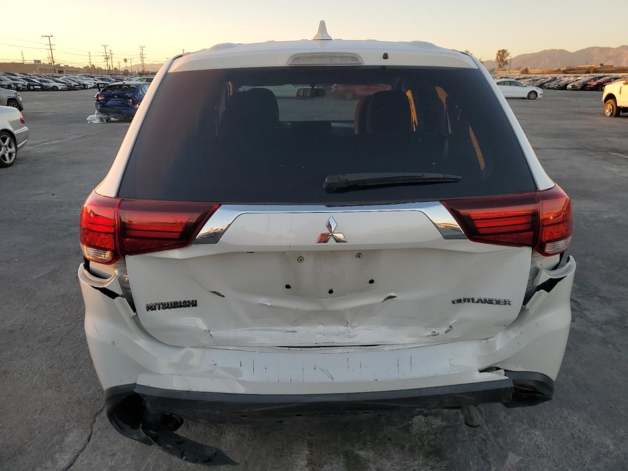 2019 Mitsubishi Outlander VIN JA4AD2A30KZ007715 Copart auction photo, rear end / front end damage thumbnail 6