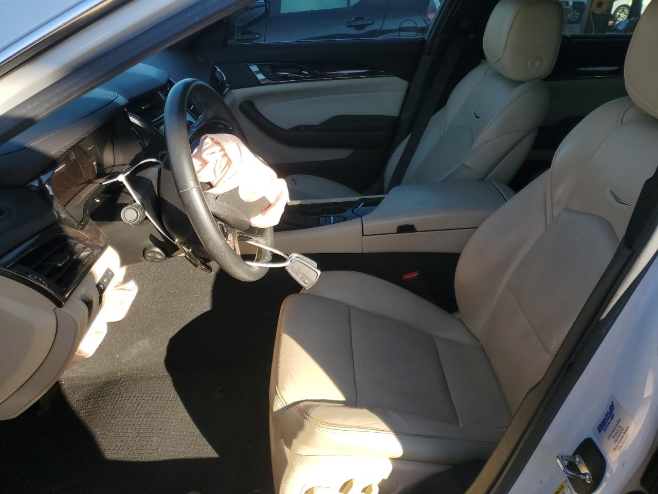 2018 Cadillac CTS VIN 1G6AS5SS2J0124771 Copart auction photo, front end / side damage thumbnail 7