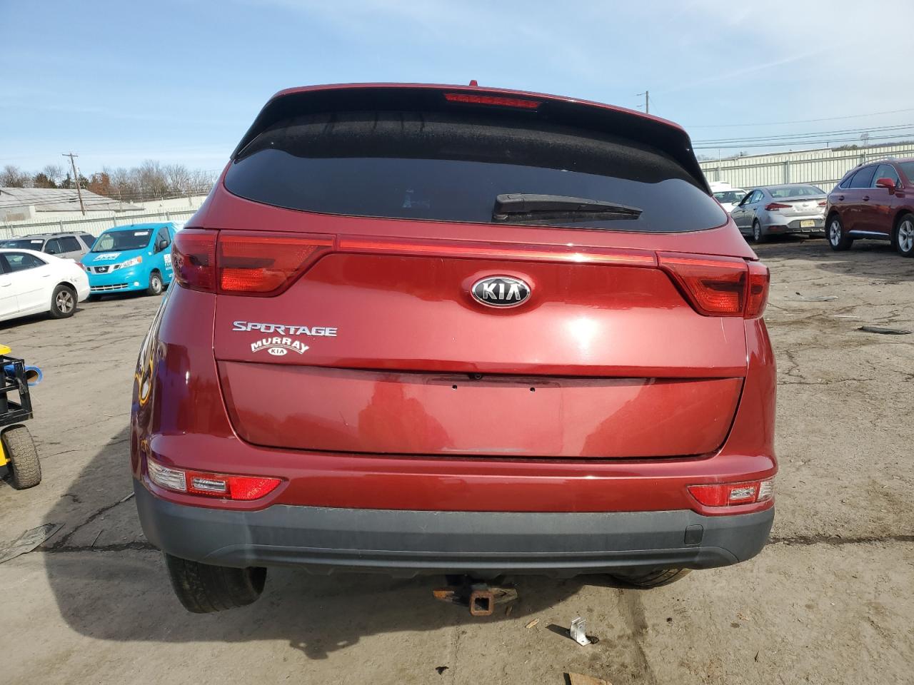 2017 KIA Sportage VIN KNDPMCAC1H7041639 Copart auction photo, front end / top/roof damage thumbnail 6