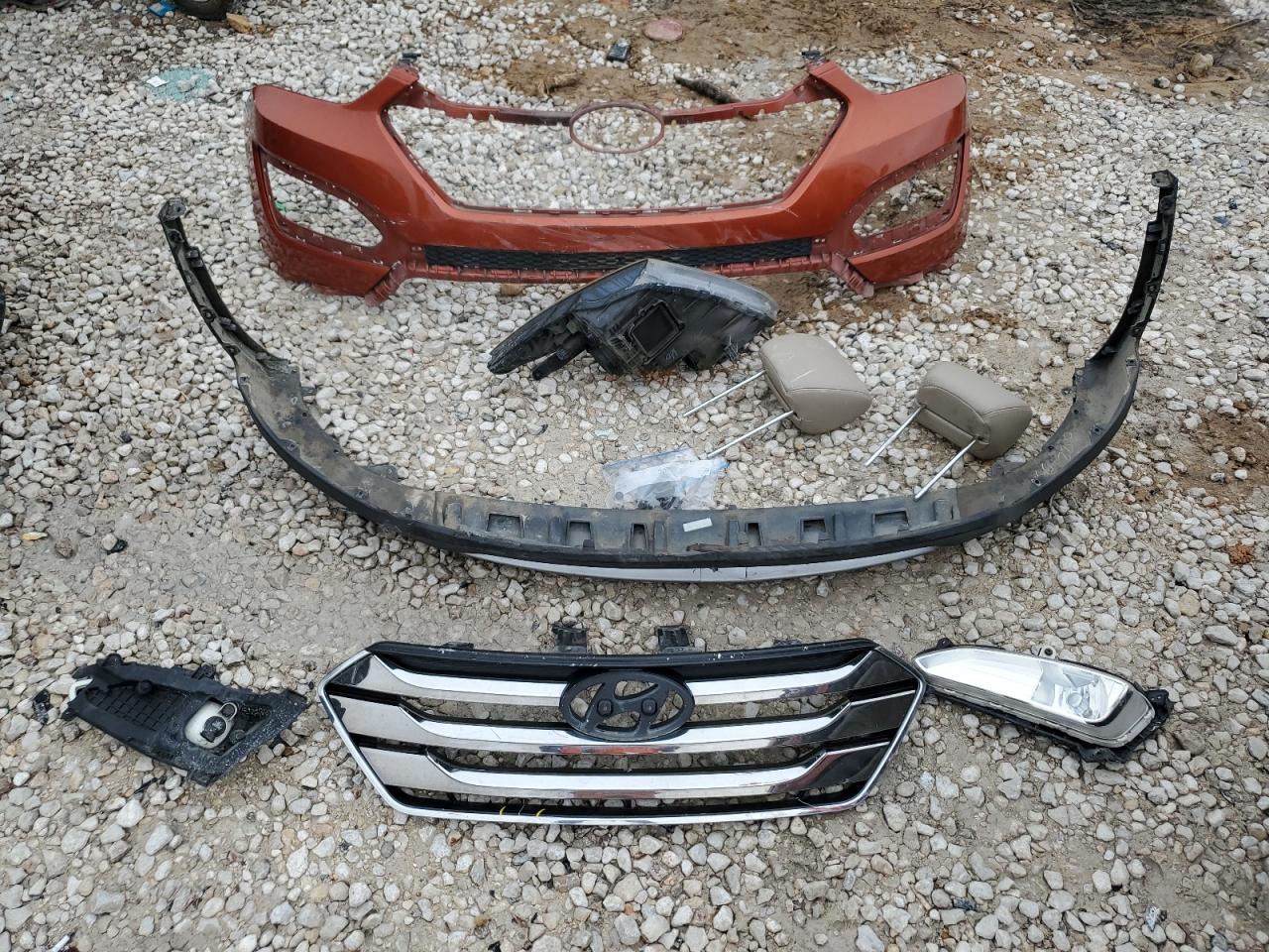 2013 Hyundai Santa Fe VIN 5XYZW3LA5DG001981 Copart auction photo, front end damage thumbnail 13