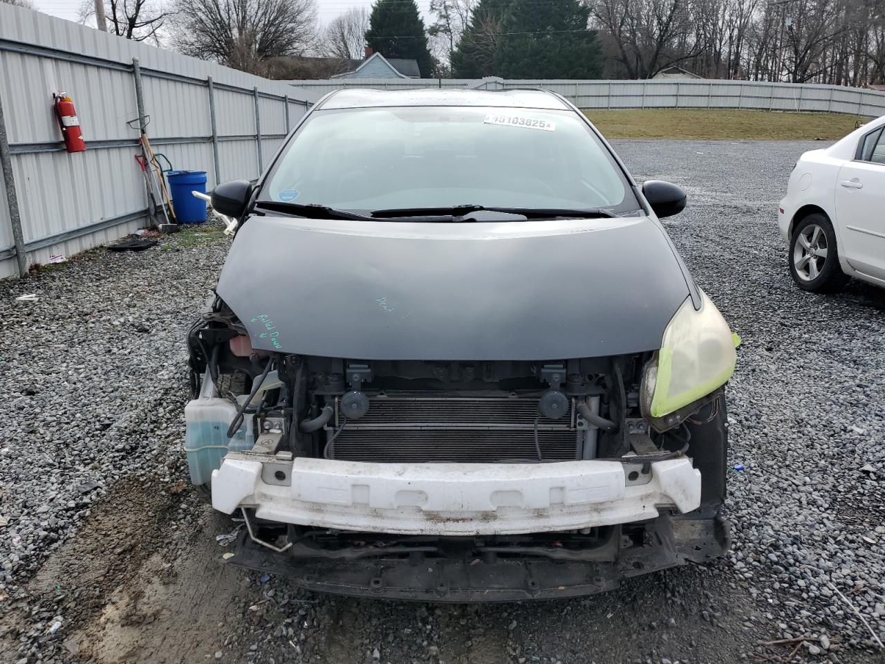 2013 Toyota Prius VIN JTDKN3DU7D5557165 Copart auction photo, front end damage thumbnail 5