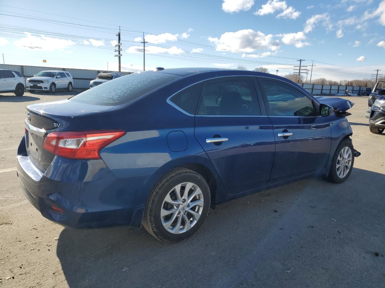 2019 Nissan Sentra VIN 3N1AB7AP4KY287485 Copart auction photo, front end / mechanical damage thumbnail 3