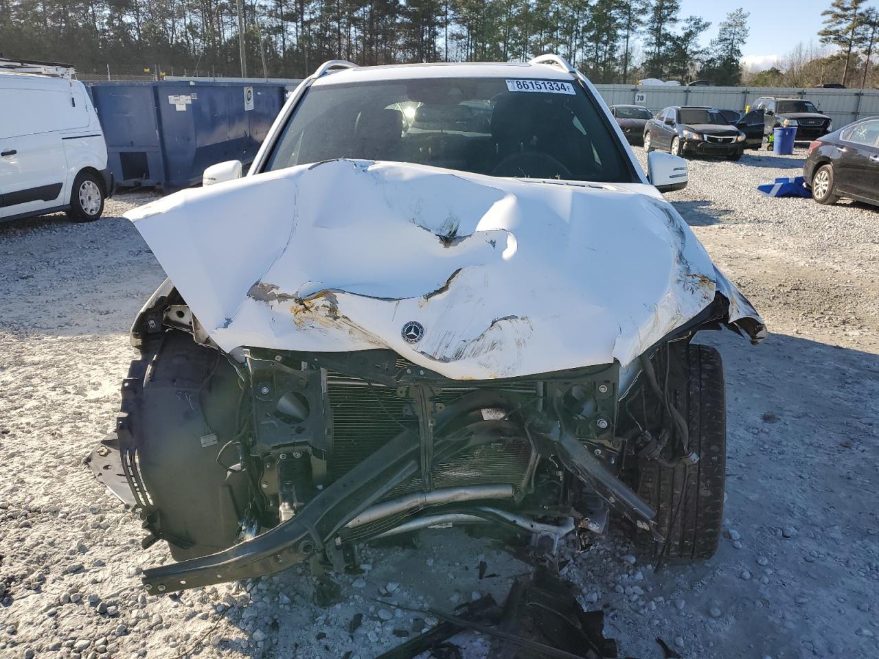 2018 Mercedes-Benz GLE VIN 4JGDA5JB2JB201640 Copart auction photo, front end damage thumbnail 5
