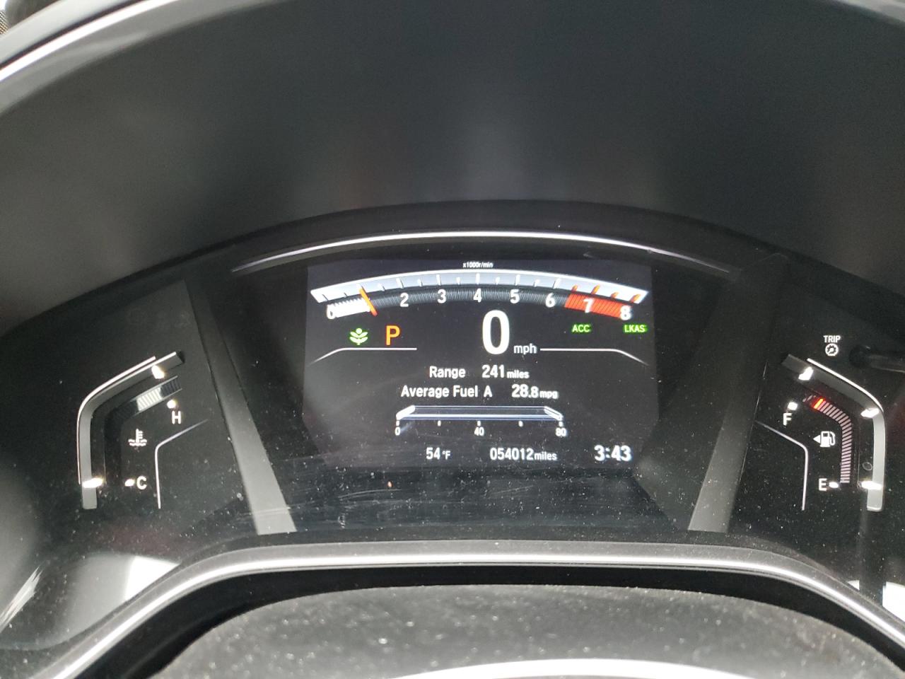 2019 Honda CR-V VIN 2HKRW2H8XKH629170 Copart auction photo, side damage thumbnail 9