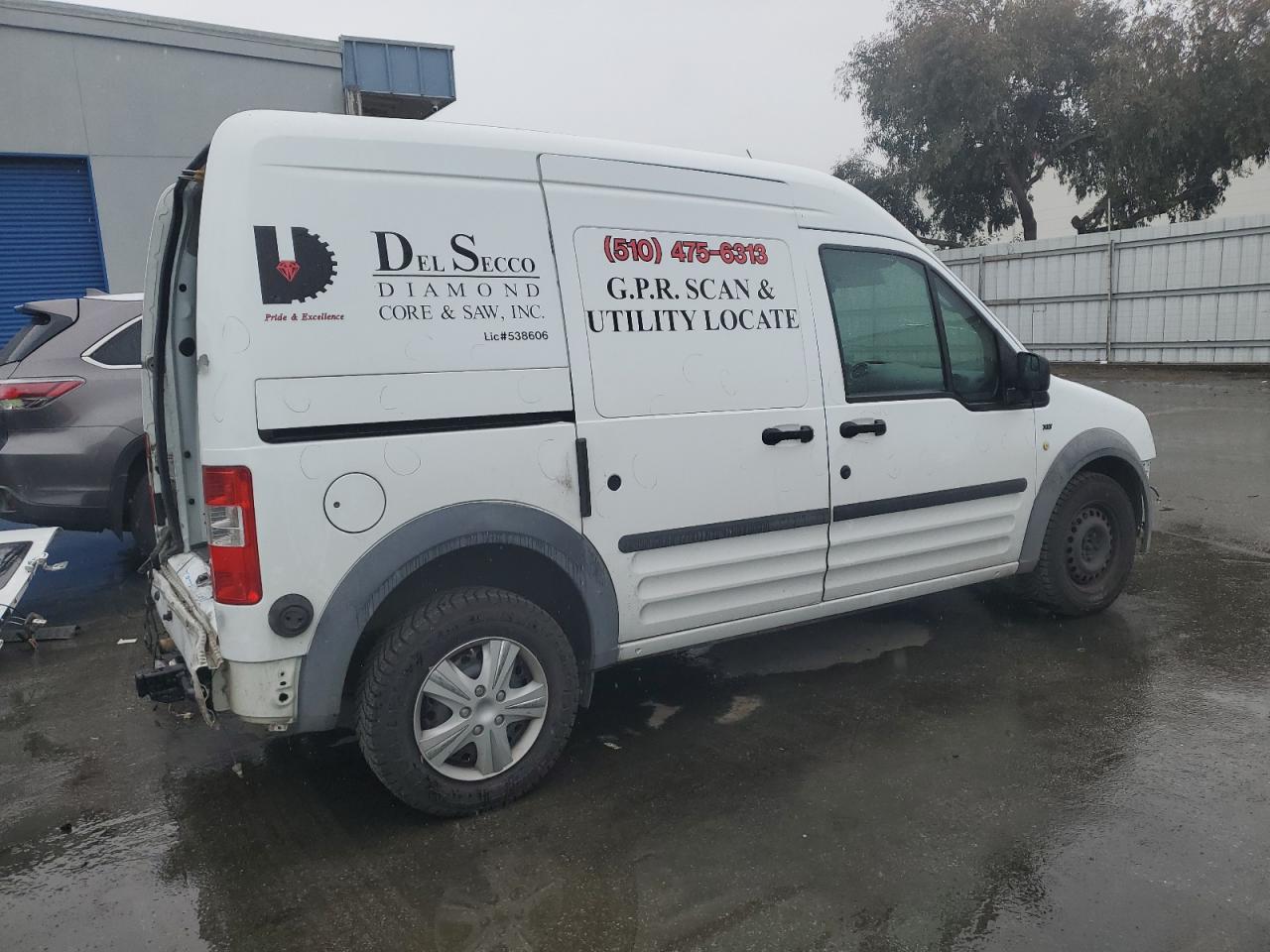 2012 Ford Transit VIN NM0LS7DN5CT114632 Copart auction photo, rear end / side damage thumbnail 3