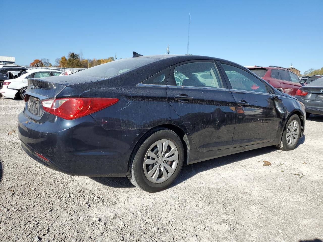 2011 Hyundai Sonata VIN 5NPEB4AC5BH082944 Copart auction photo, top/roof / side damage thumbnail 3