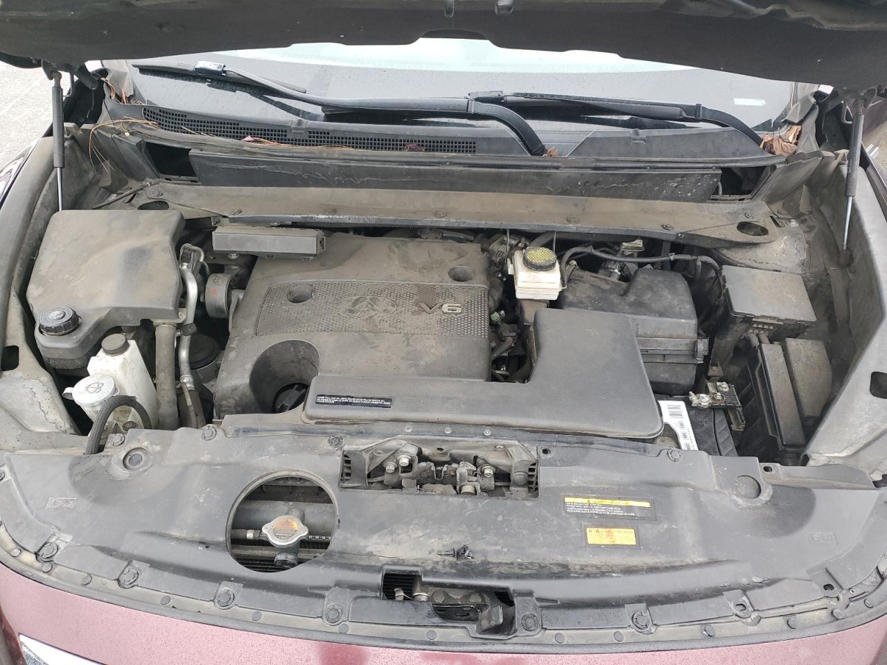 2013 Infiniti JX VIN 5N1AL0MM5DC337689 Copart auction photo, all over damage thumbnail 11