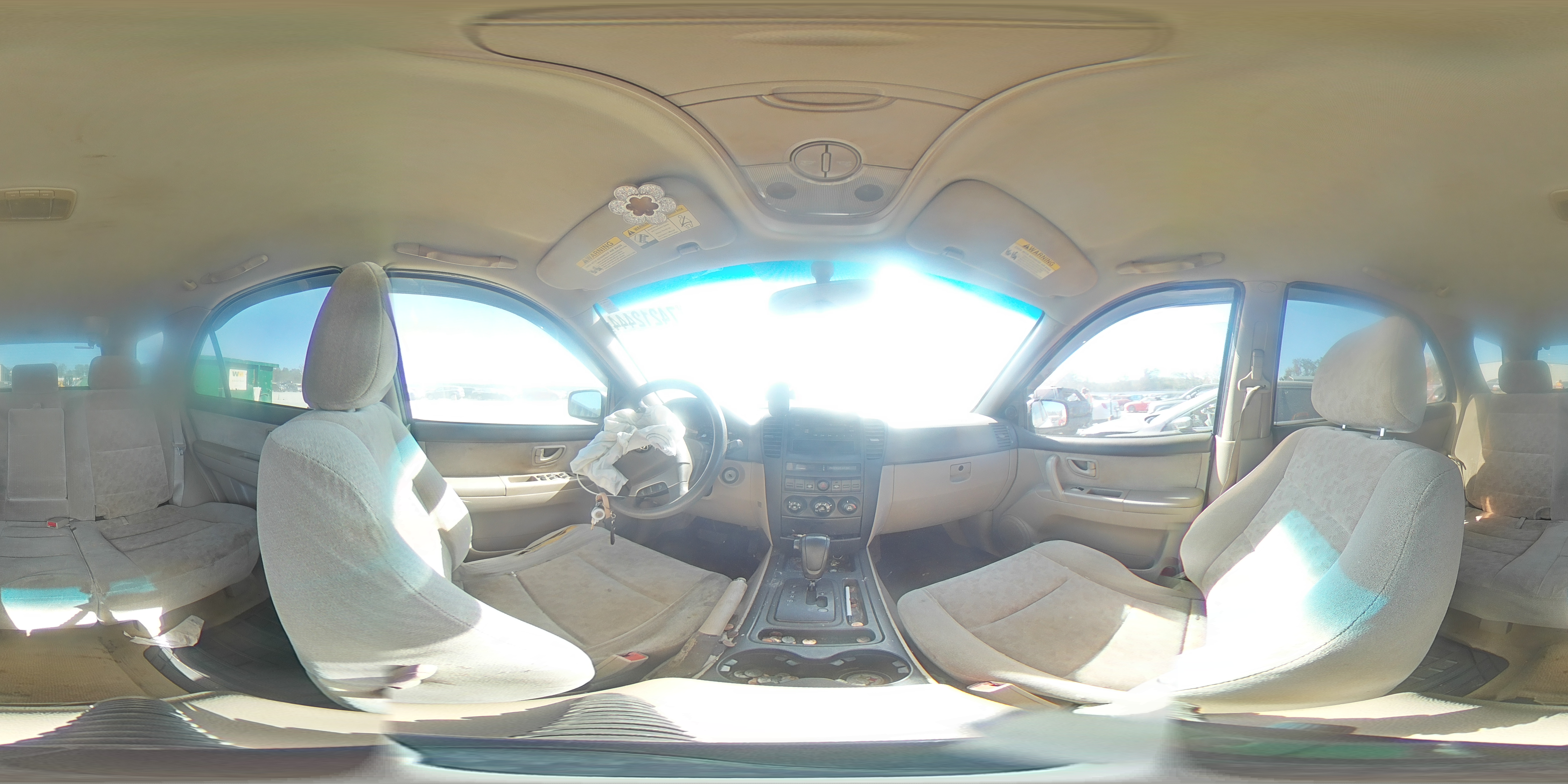 2005 KIA Sorento VIN KNDJD733855490835 Copart auction photo, front end damage thumbnail 13