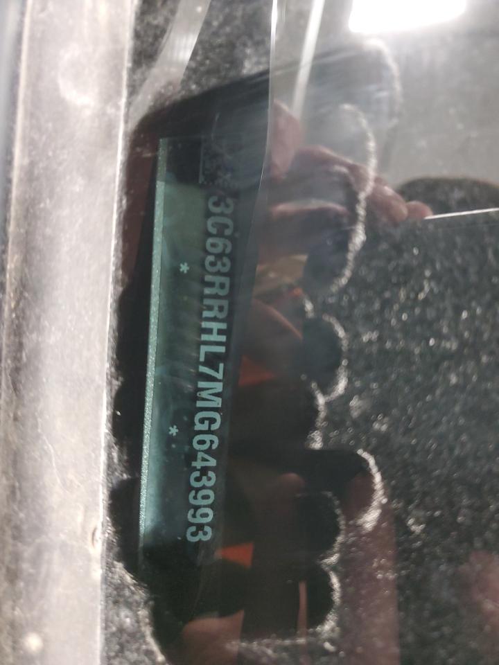2021 RAM 3500 VIN 3C63RRHL7MG643993 Copart auction photo, side / rear end damage thumbnail 14