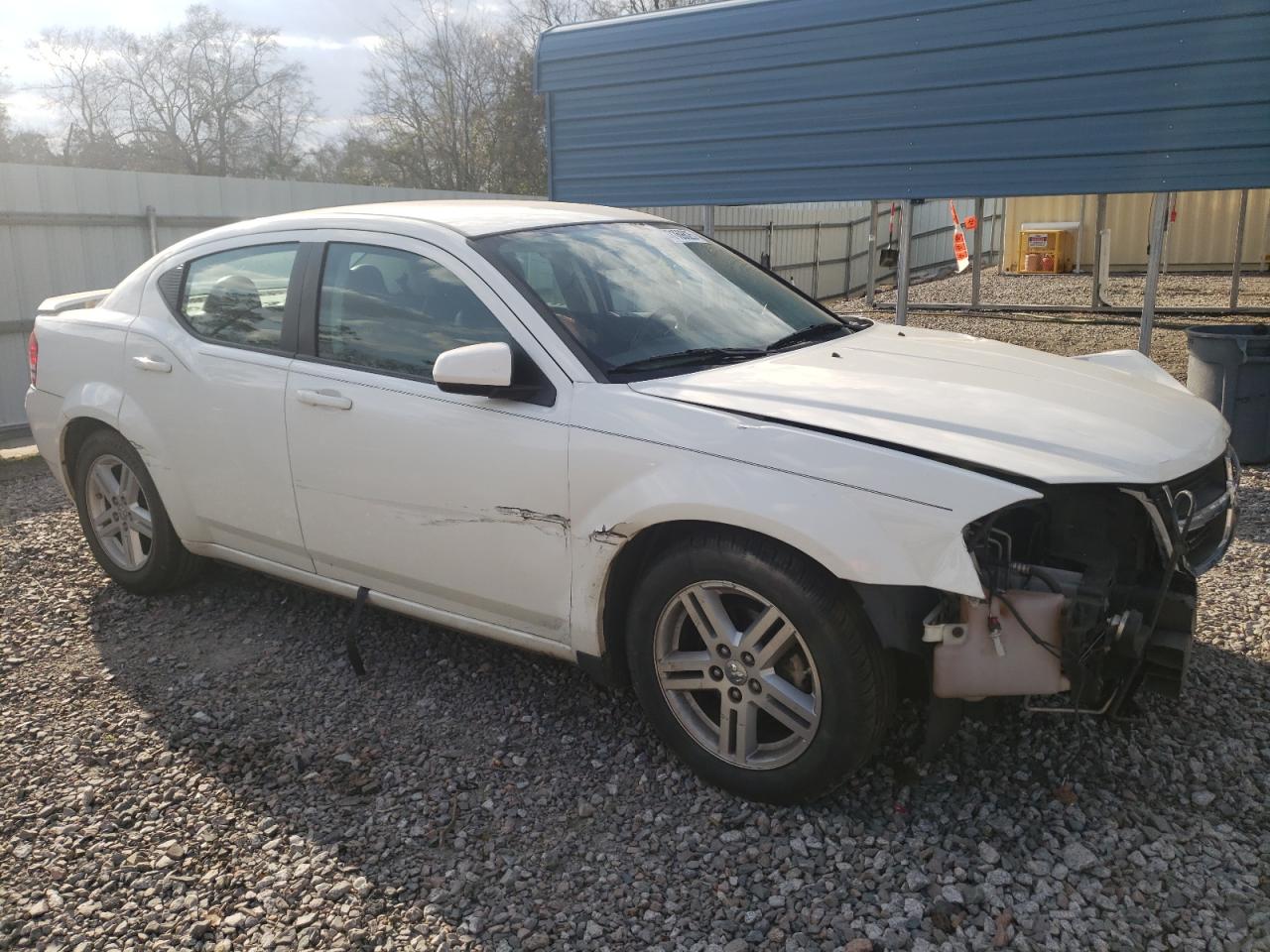 2010 Dodge Avenger VIN 1B3CC5FB6AN198258 Copart auction photo, front end / side damage thumbnail 4