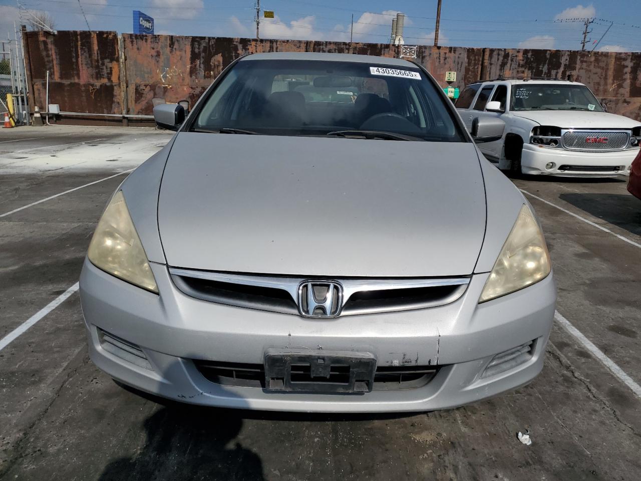 2007 Honda Accord VIN JHMCM561X7C006393 Copart auction photo, rear end damage thumbnail 5