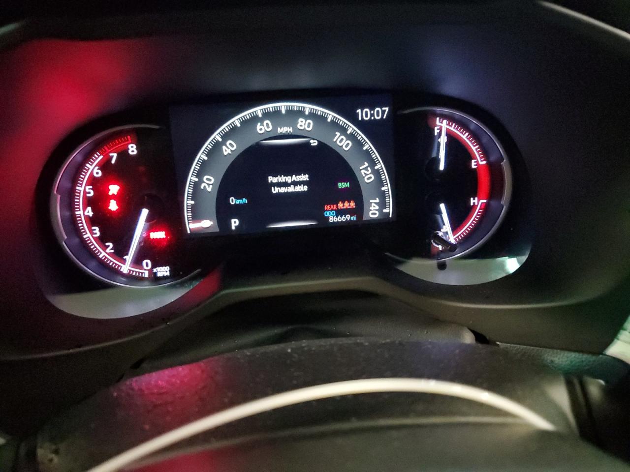 2019 Toyota RAV 4 VIN 2T3N1RFV2KW019139 Copart auction photo, rear end damage thumbnail 9
