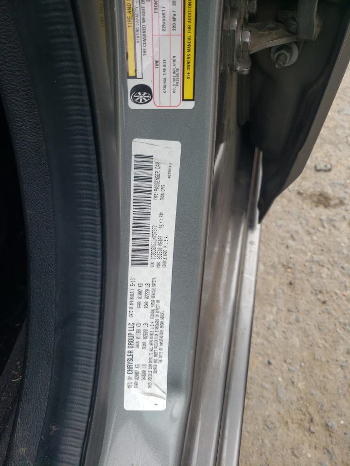 2013 Dodge Avenger VIN 1C3CDZAB2DN757372 Copart auction photo, front end damage thumbnail 13