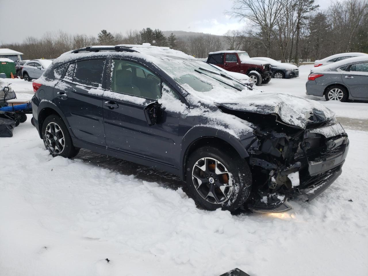2018 Subaru XV VIN JF2GTABC3JH217260 Copart auction photo, front end / undercarriage damage thumbnail 4