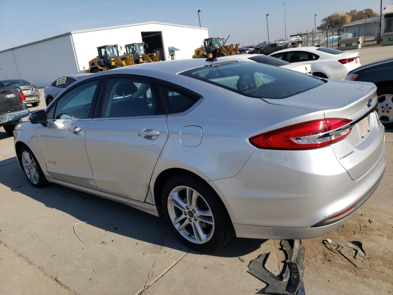 2018 Ford Fusion VIN 3FA6P0LU5JR117293 Copart auction photo, front end damage thumbnail 2
