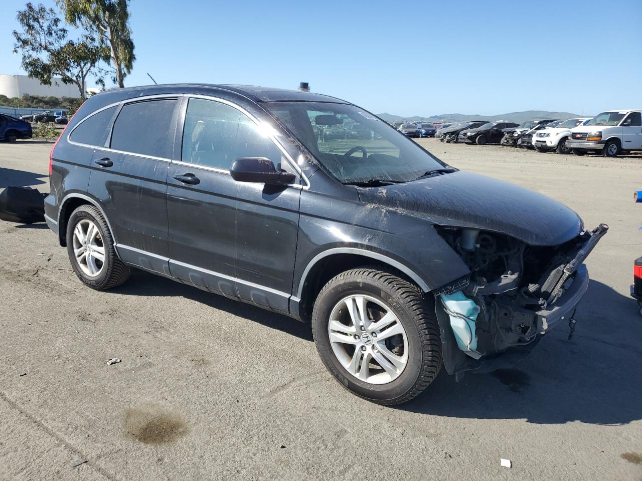 2011 Honda CR-V VIN JHLRE4H78BC034211 Copart auction photo, front end damage thumbnail 4