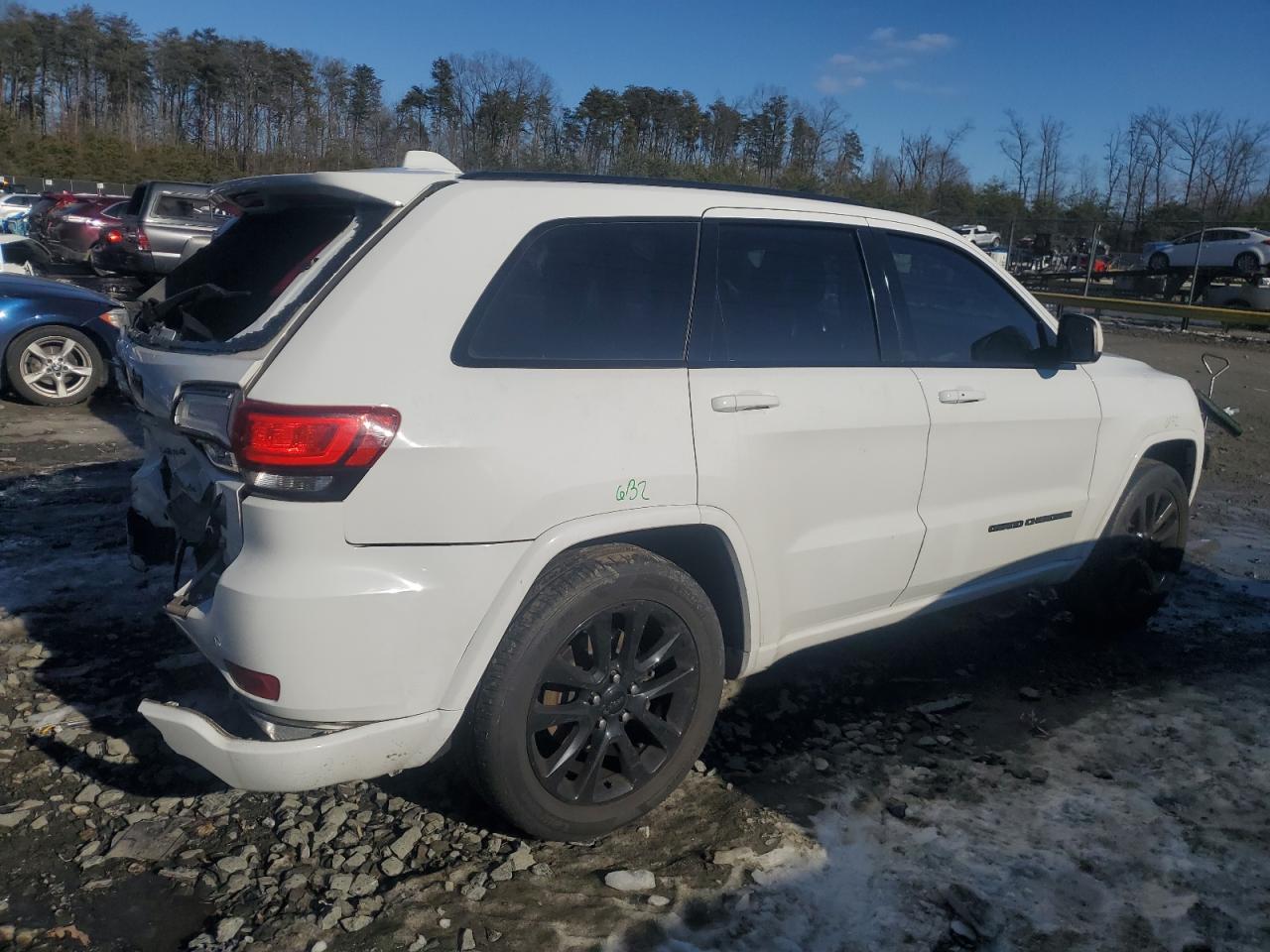 2017 Jeep Grand Cherokee VIN 1C4RJFAG6HC909891 Copart auction photo, rear end / undercarriage damage thumbnail 3