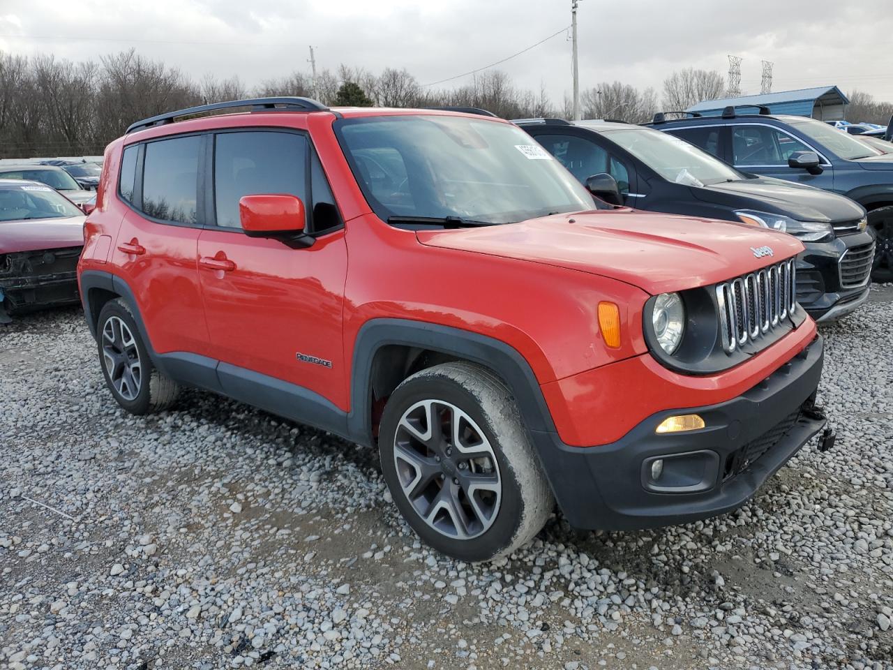 2018 Jeep Renegade VIN ZACCJABB1JPG74202 Copart auction photo, front end damage thumbnail 4