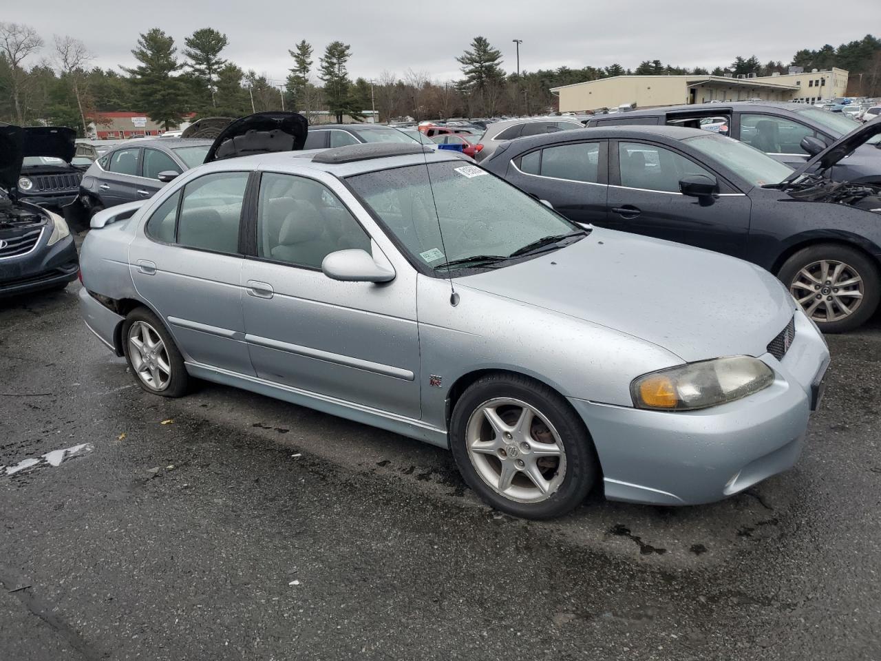 2002 Nissan Sentra VIN 3N1AB51D82L705425 Copart auction photo, all over damage thumbnail 4
