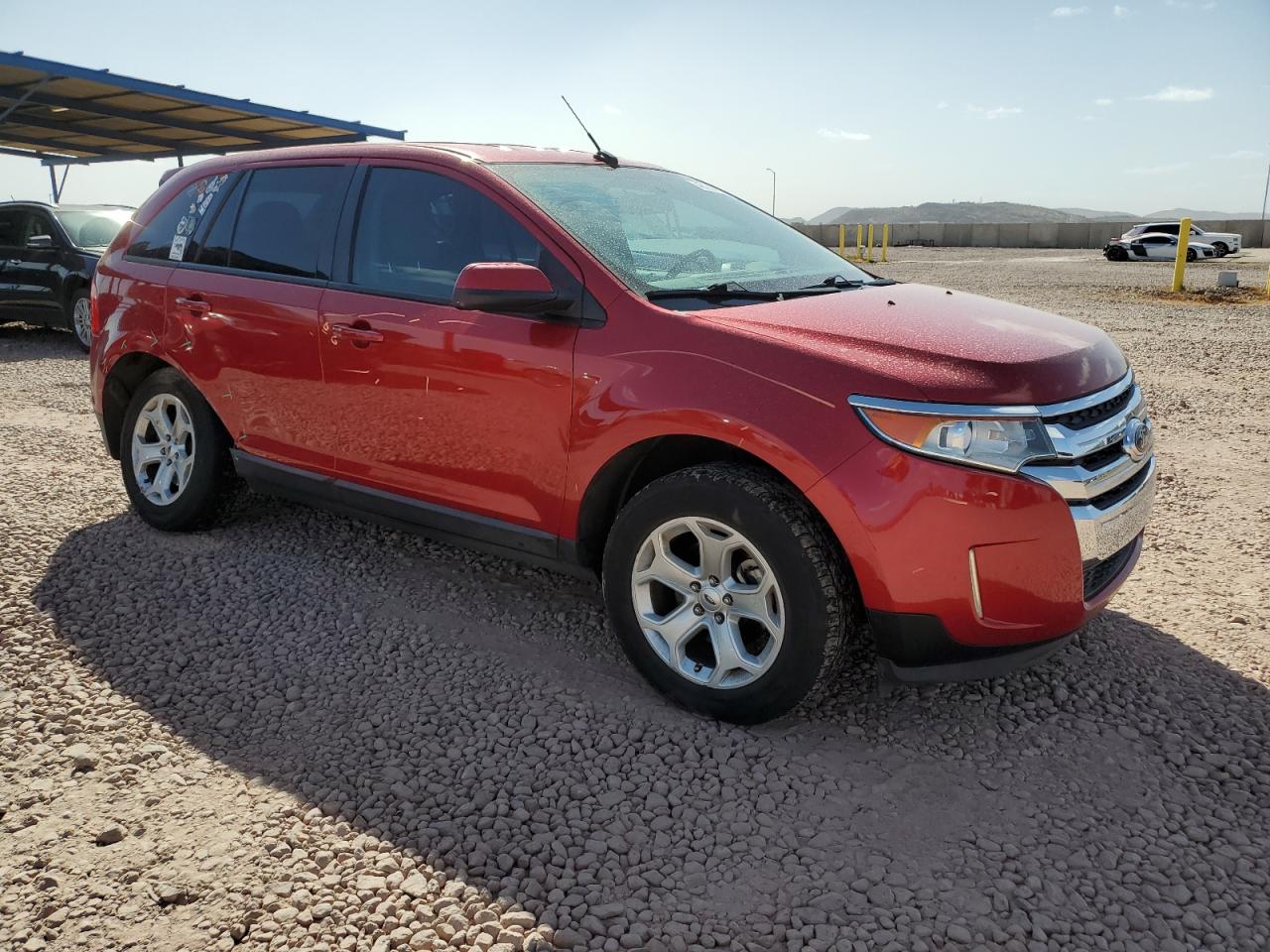 2012 Ford Edge VIN 2FMDK3JCXCBA92951 Copart auction photo, rear end / side damage thumbnail 4