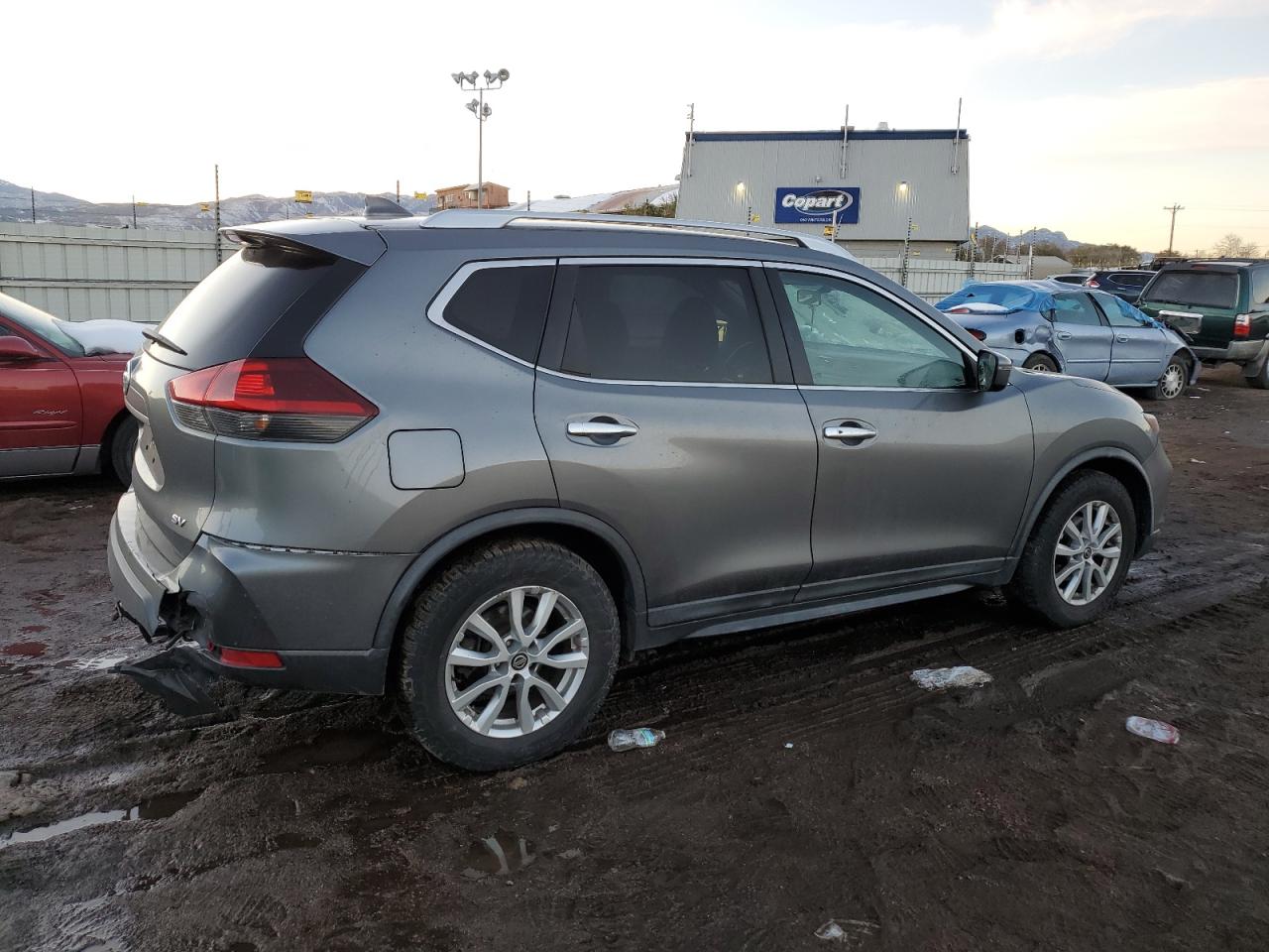 2018 Nissan Rogue VIN KNMAT2MT4JP544408 Copart auction photo, rear end / front end damage thumbnail 3