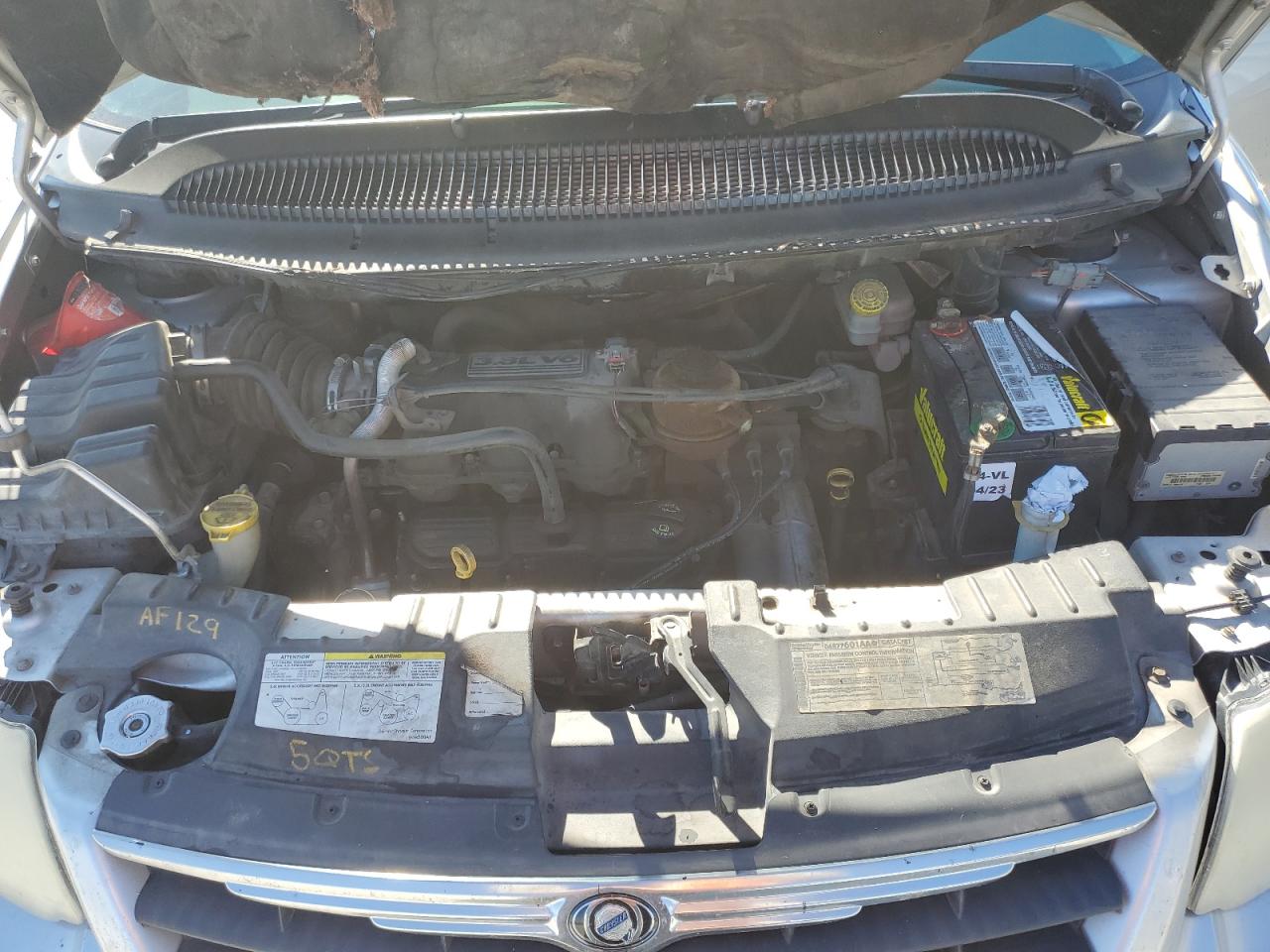 2007 Chrysler Town & Country VIN 2A4GP54L77R151293 Copart auction photo, rear end damage thumbnail 12