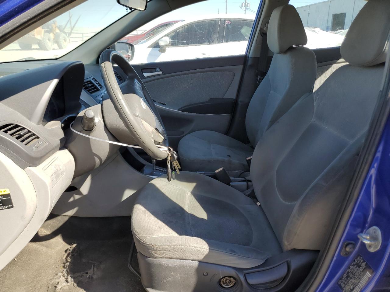 2013 Hyundai Accent VIN KMHCT4AEXDU442123 Copart auction photo, minor dent/scratches damage thumbnail 7