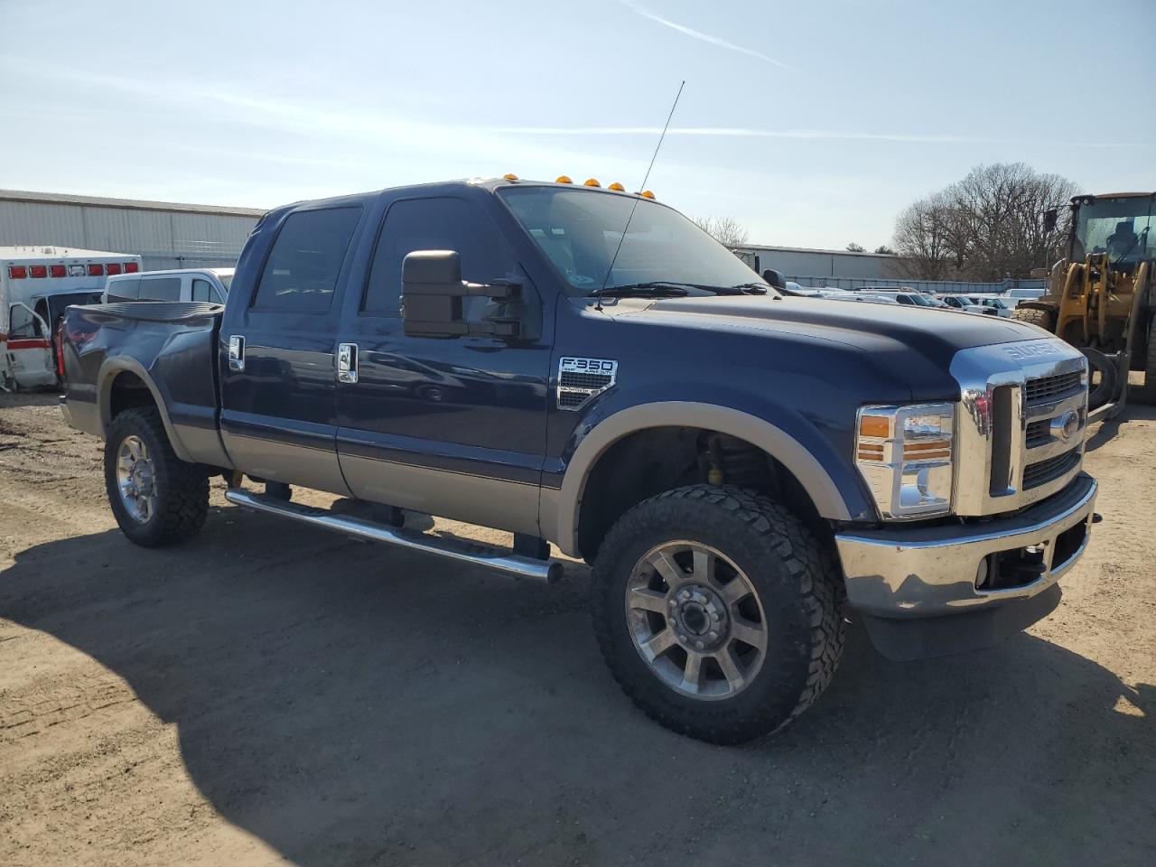 2008 Ford F350 VIN 1FTWW31Y78ED76370 Copart auction photo, rollover damage thumbnail 4