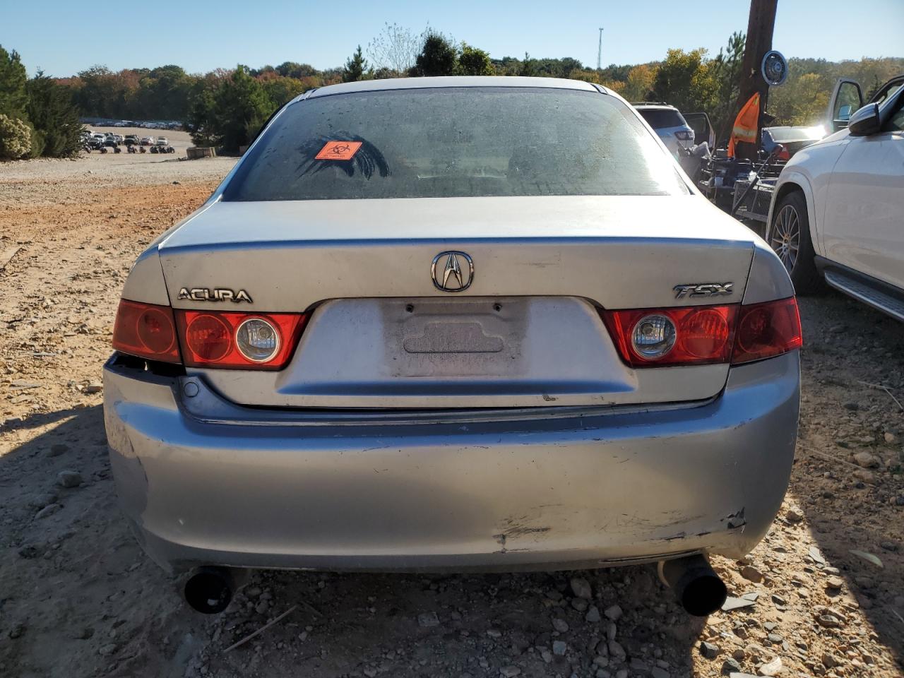 2004 Acura TSX VIN JH4CL96874C035918 Copart auction photo, rear end / side damage thumbnail 6