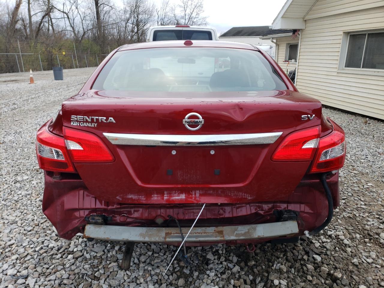 2019 Nissan Sentra VIN 3N1AB7AP5KY424790 Copart auction photo, front end / rear end damage thumbnail 6
