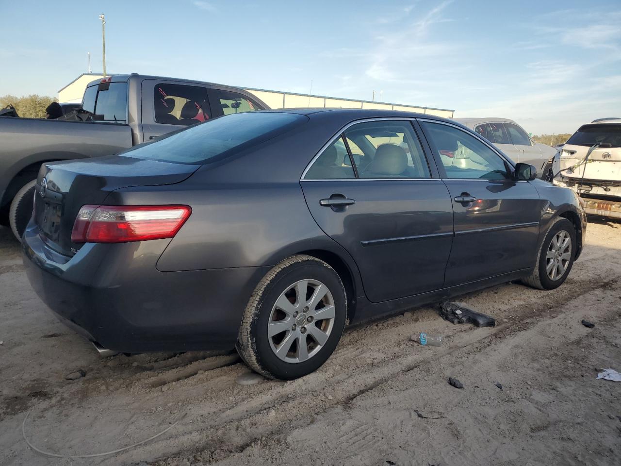 2007 Toyota Camry VIN JTNBK46K873010170 Copart auction photo, front end damage thumbnail 3