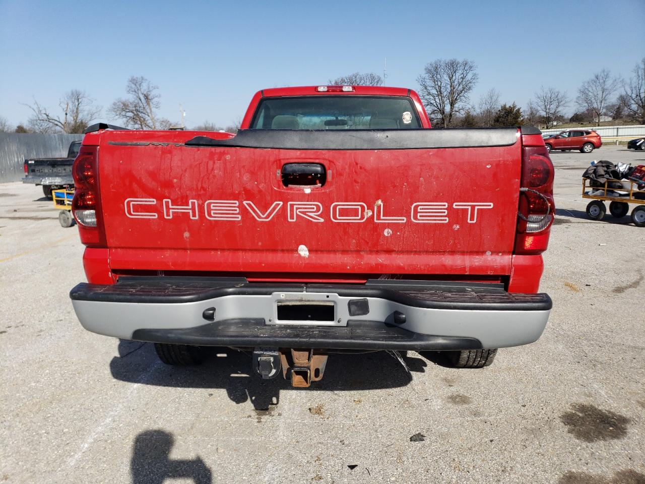 2003 Chevrolet Silverado VIN 1GCHK24U73E308358 Copart auction photo, front end / hail damage thumbnail 6