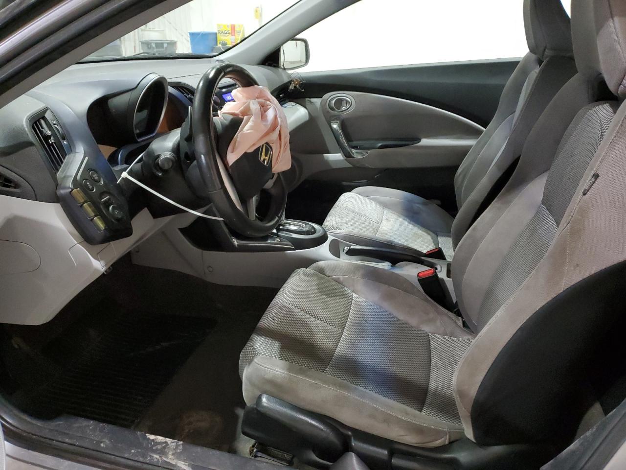 2011 Honda CR-Z VIN JHMZF1D68BS002563 Copart auction photo, front end / side damage thumbnail 7