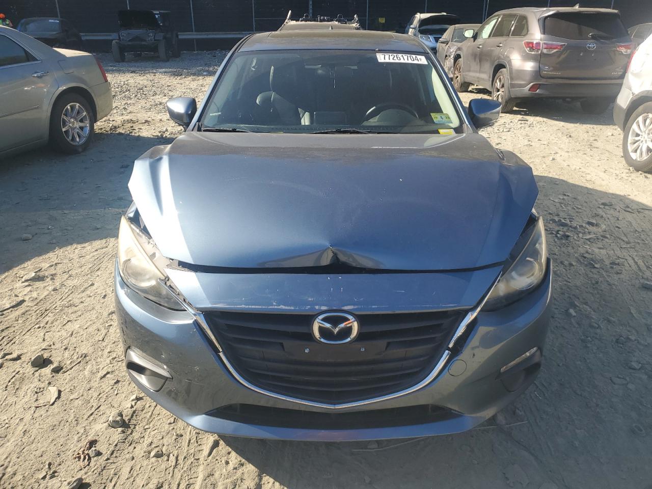 2014 Mazda 3 VIN JM1BM1M74E1184550 Copart auction photo, front end damage thumbnail 5