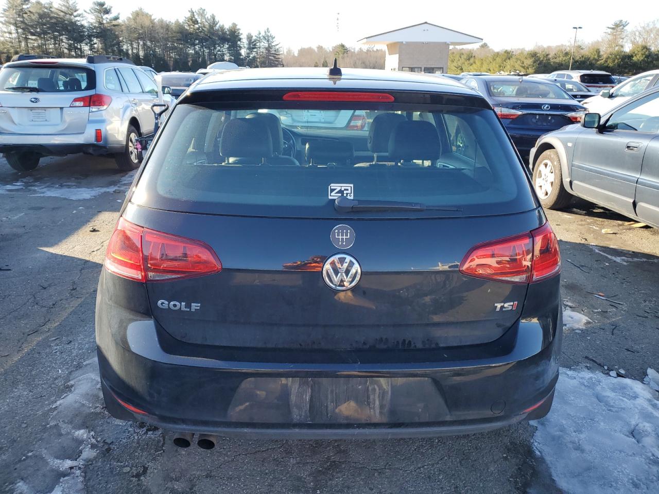 2017 Volkswagen Golf VIN 3VW117AU0HM070602 Copart auction photo, front end damage thumbnail 6