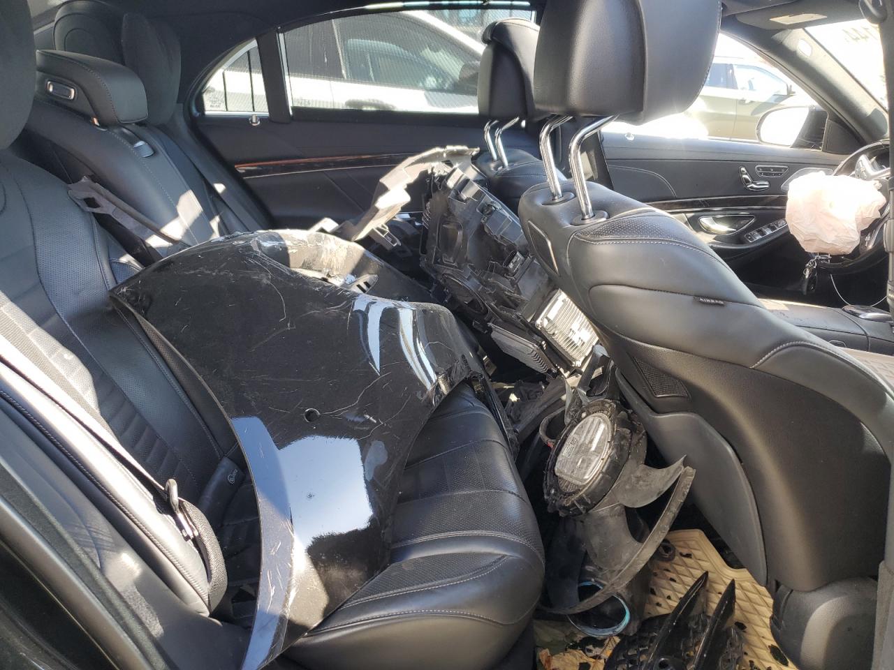 2018 Mercedes-Benz S-klasse VIN WDDUG8DB6JA415476 Copart auction photo, front end damage thumbnail 10