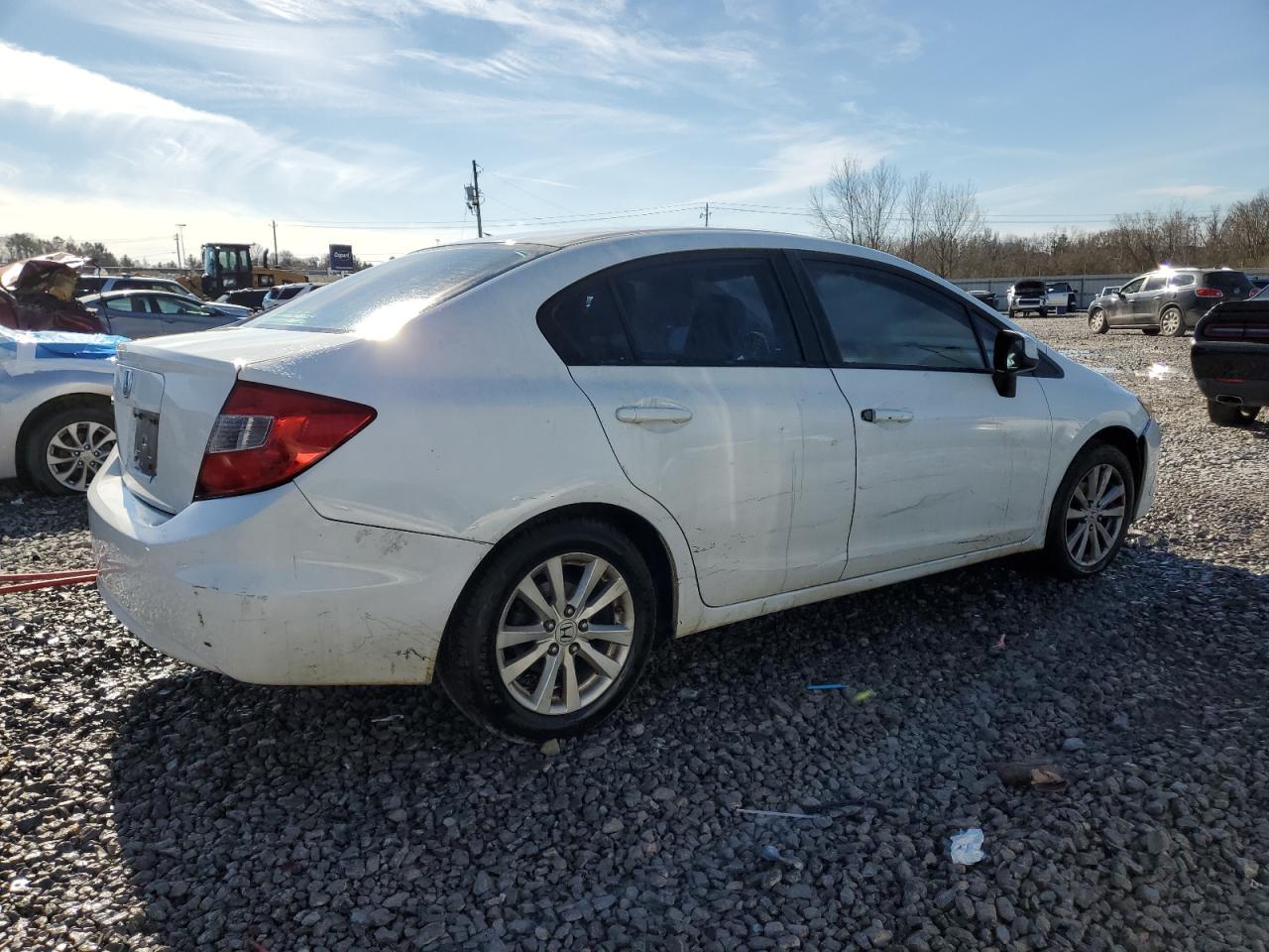 2012 Honda Civic VIN 2HGFB2F88CH521479 Copart auction photo, front end damage thumbnail 3