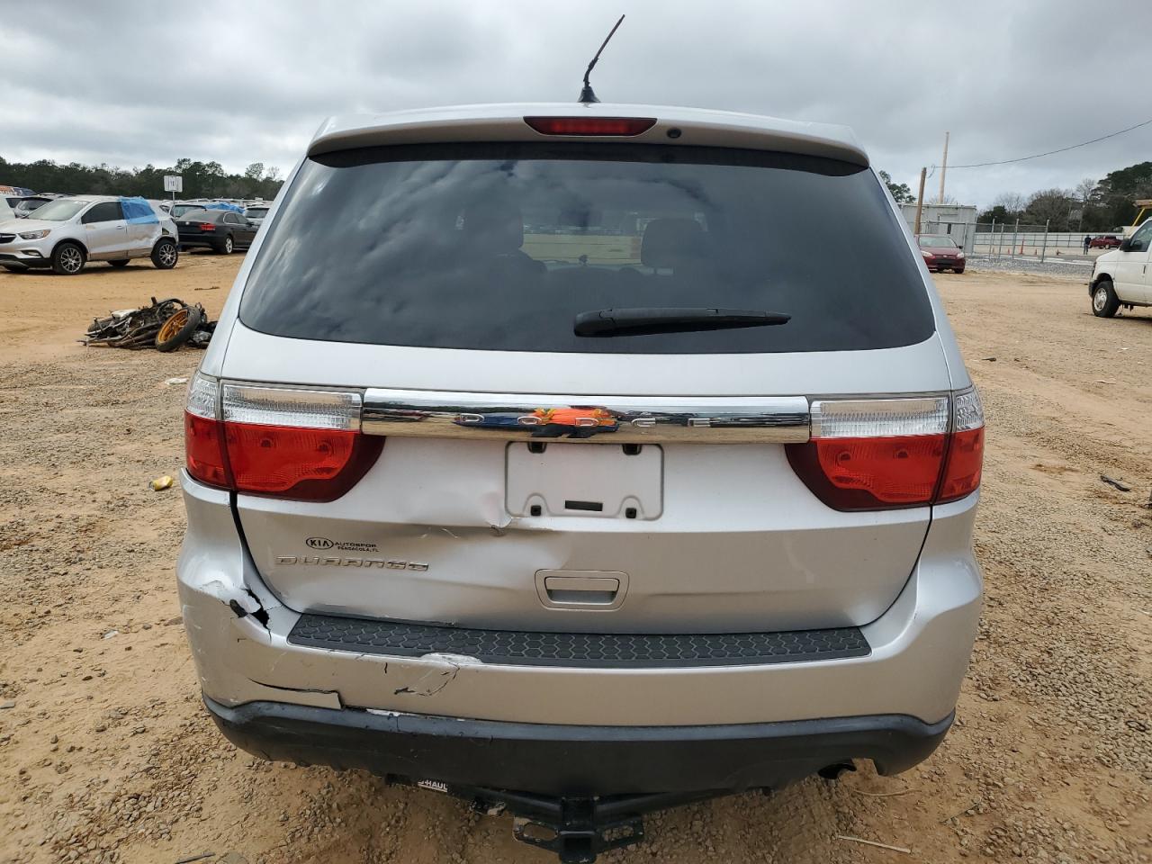 2012 Dodge Durango VIN 1C4RDHAG9CC320023 Copart auction photo, rear end / front end damage thumbnail 6