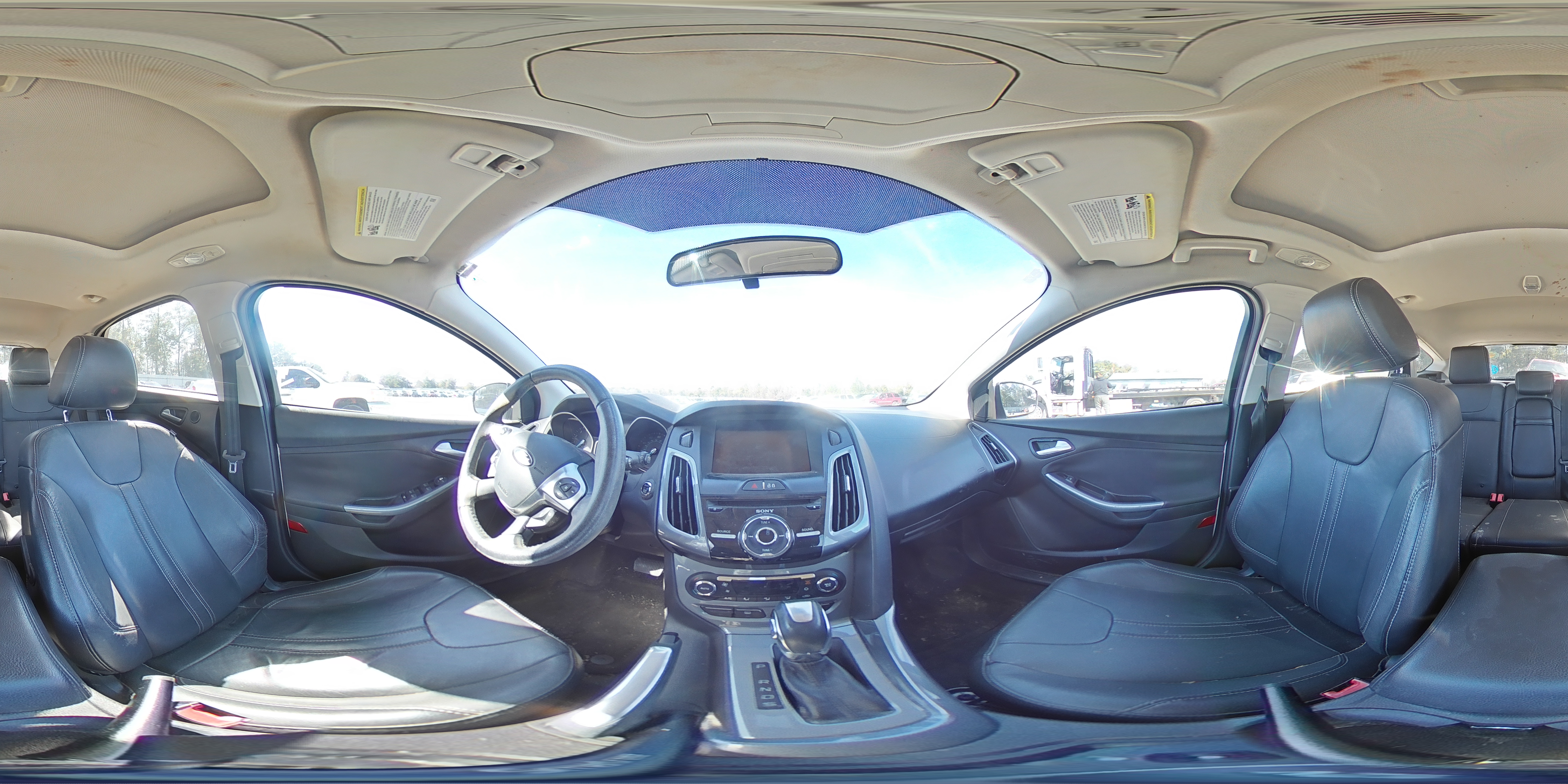 2013 Ford Focus VIN 1FADP3N23DL300263 Copart auction photo, front end / side damage thumbnail 15