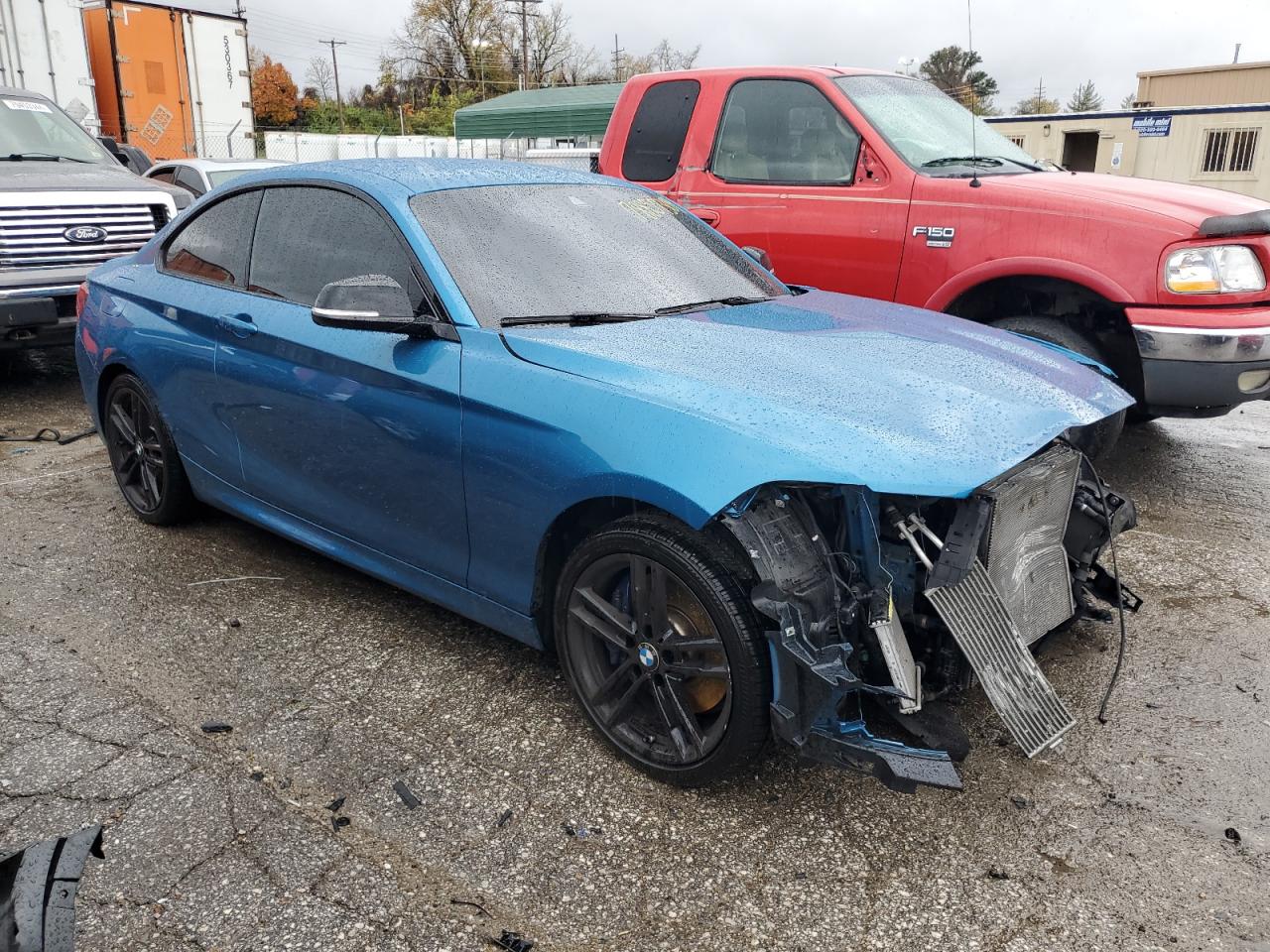 2020 BMW M2 VIN WBA2J7C09L7F78328 Copart auction photo, front end damage thumbnail 4