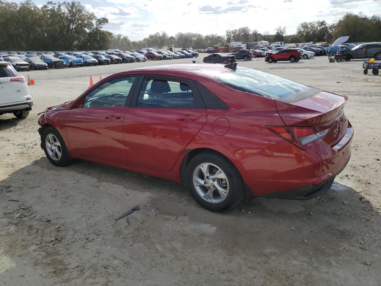 2022 Hyundai Elantra VIN KMHLL4AG7NU326011 Copart auction photo, front end damage thumbnail 2