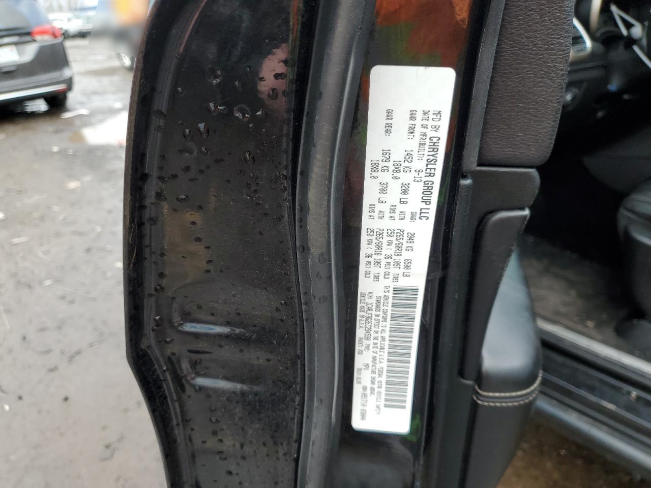 2014 Jeep Grand Cherokee VIN 1C4RJFBG2EC294590 Copart auction photo, rear end / front end damage thumbnail 13