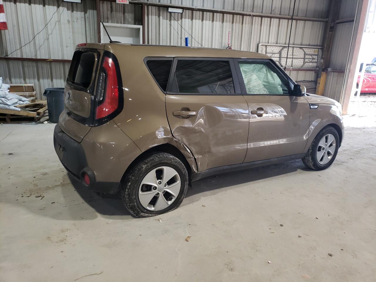 2016 KIA Soul VIN KNDJN2A2XG7315374 Copart auction photo, rollover damage thumbnail 3